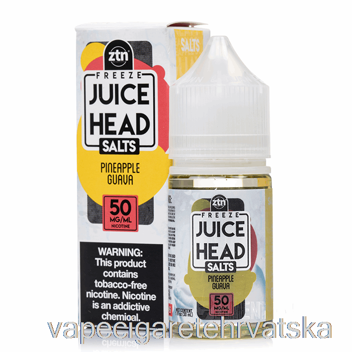 Vape Hrvatska Freeze Ananas Guava - Juice Head Soli - 30ml 35mg